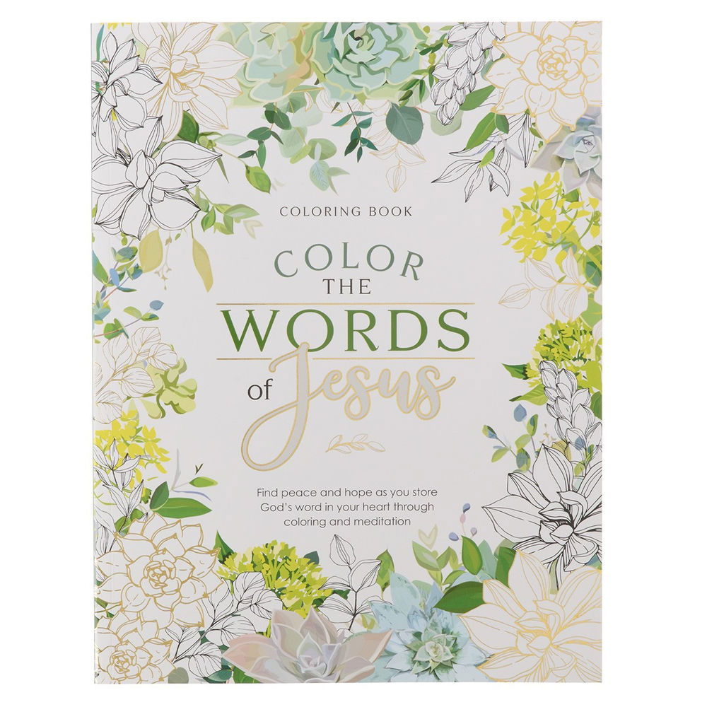 Image of Coloring Book Colour the Words of Jesus