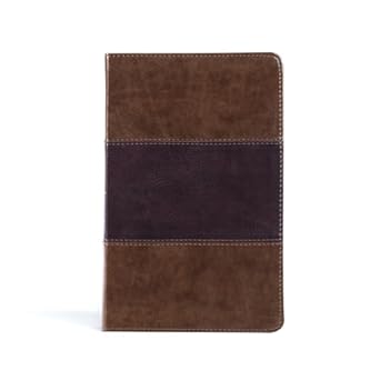 Image of KJV Thinline Reference Bible, Saddle Brown Leathertouch