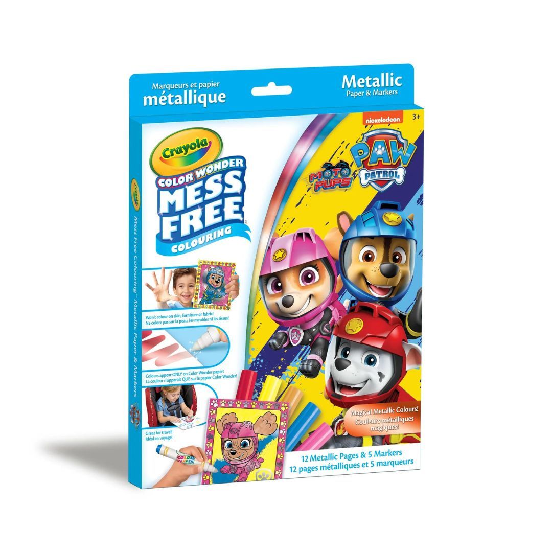 Image of Crayola Colouring Book & Markers Kit, Paw Patrol