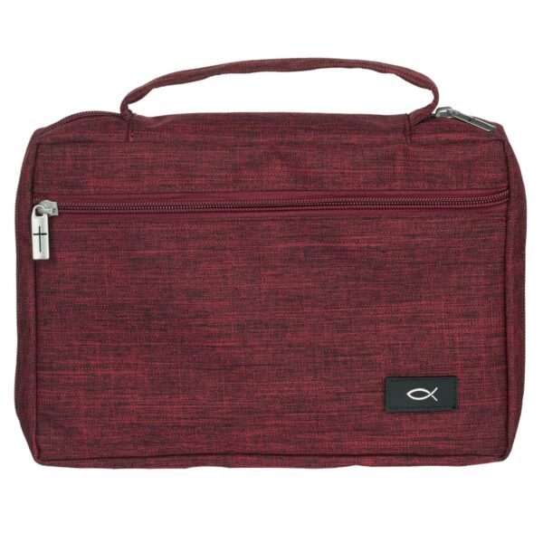 BC: Value Burgundy Ichthus Patch - Large