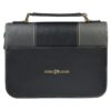 Bible Cover Classic Two-tone Black/Gray I Know the Plans Jer. 29:11 - Image 2