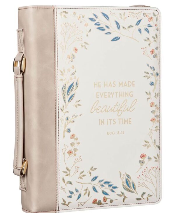 Bible Cover Fashion Cream/Taupe Everything Beautiful Ecc. 3:11