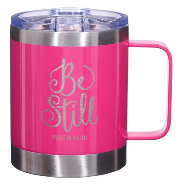 Mug SS Camp Pink Be Still Ps. 46:10