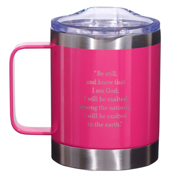 Mug SS Camp Pink Be Still Ps. 46:10 - Image 2