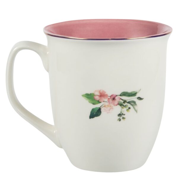 Mug Pink Floral Amazing Grace - Image 2
