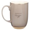 Mug Taupe God Works For Good Romans 8:28 - Image 2