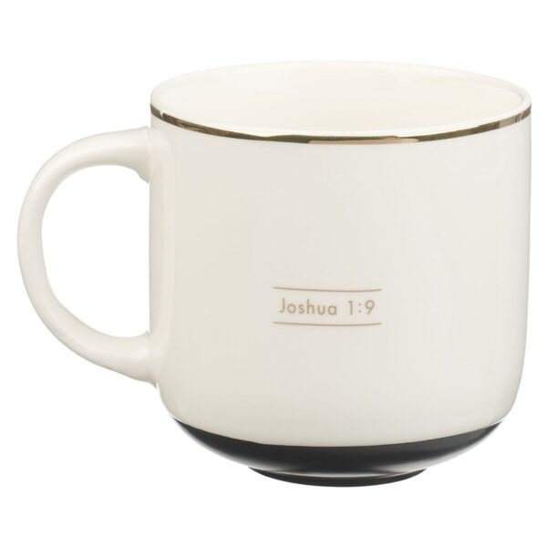 Mug White/Black Wherever You Go Josh. 1:9 - Image 2