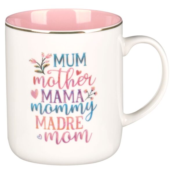 Mug Pink Mum, Mother, Mama
