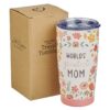 Tumbler SS Floral World's Greatest Mom - Image 3