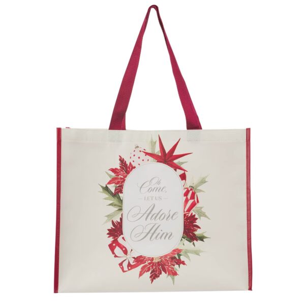 Tote XL Cream Red Adore Him