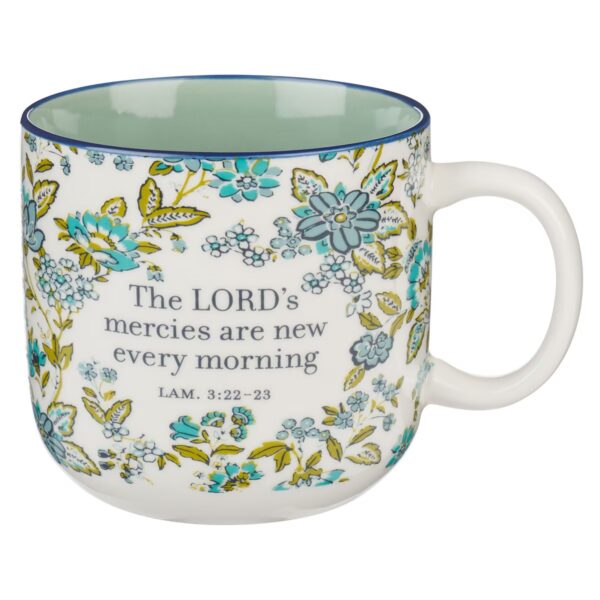 Mug Teal New Mercies Lam. 3:22-23
