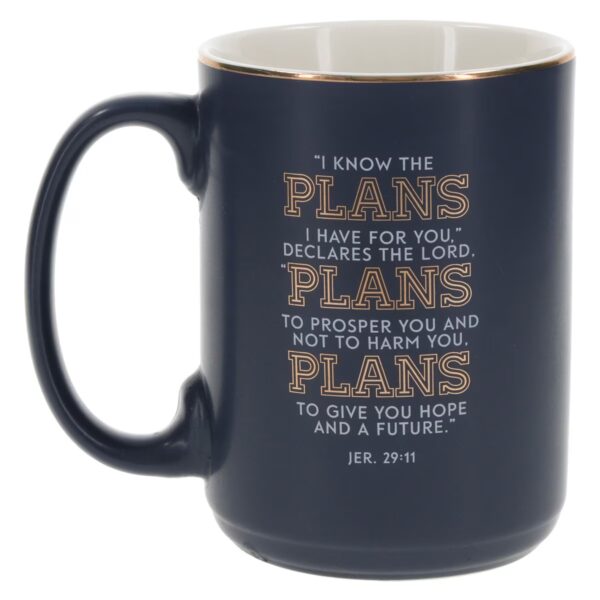 Mug Blue Plans Jer. 29:11 - Image 2