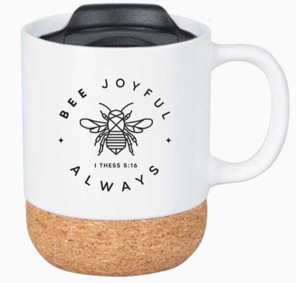 Bee Joyful - Cork Mug