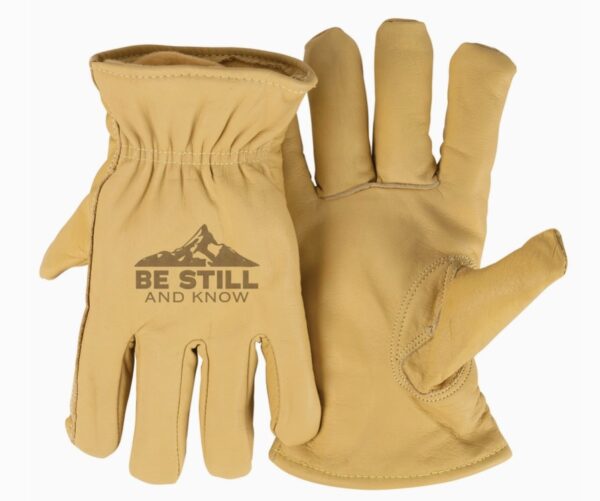 Be Still & Know-Gloves Tan Thnslate