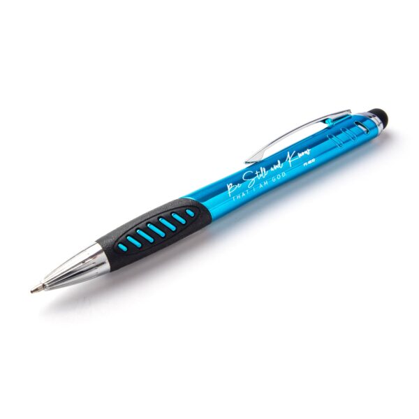Light Up Scripture Pen with Tasseled Bookmark - Be Still and Know that I am God, - Image 2