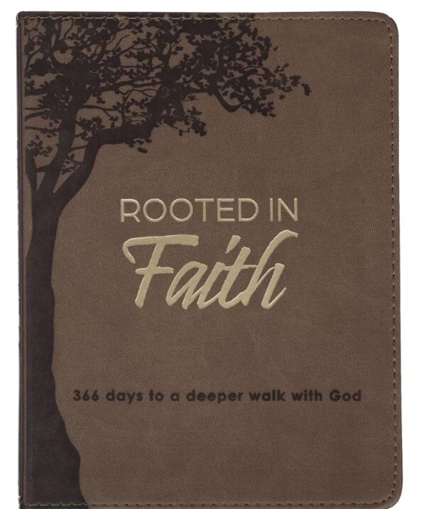 Devotional Rooted in Faith Faux Leathe