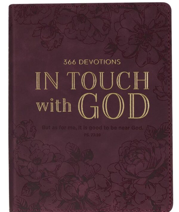 Devotional In Touch with God Faux Leather