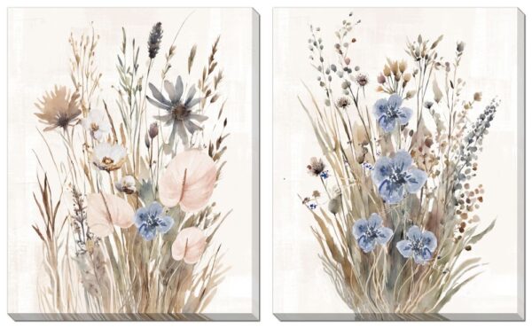 Wild Grasses Set of 2 16"x20"