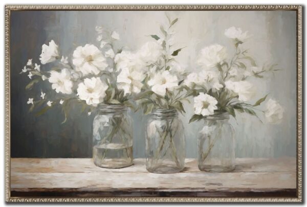 Mason Jar Bouquet 30"x45"
