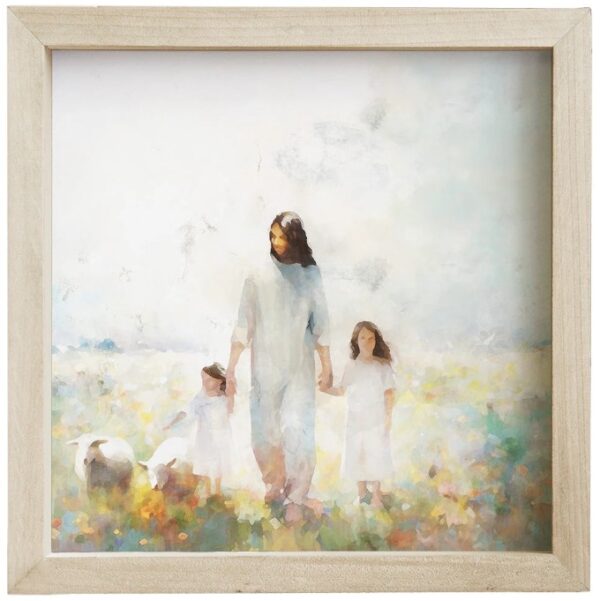 Jesus Children Wall Art  24" x 24" x 1.5"