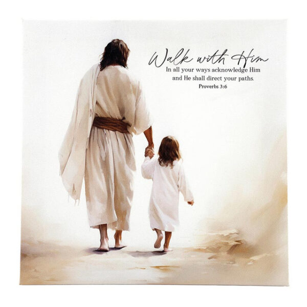The Way The Truth The Life Collection Canvas - Walk With Him