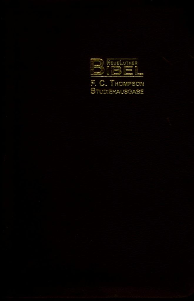 Image of Bible German Thompson RL Geniune Leather Thumb Index