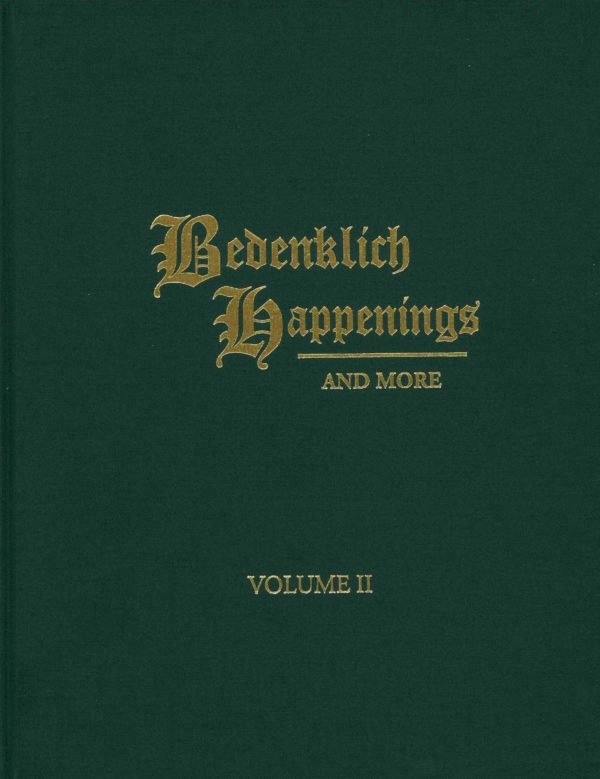 Bedenklich Happenings Volume 2