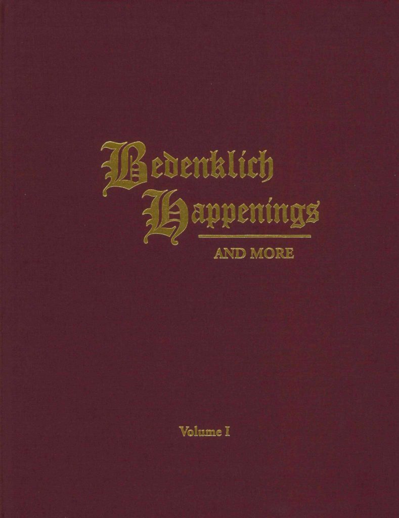 Image of Bedenklich Happenings Volume 1