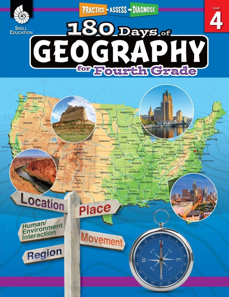 Image of 180 Days of Geography for Fourth Grade