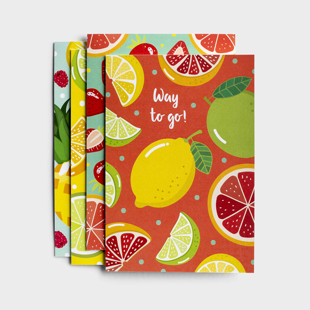 Image of Cards Encouragement Citrus Illustrations – 12/Box