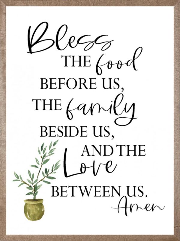 Bless the Love between Us 18x24 Wood Frame 128 0002 0