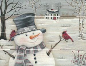 Image of Pallet Art Friends Welcome 9×12
