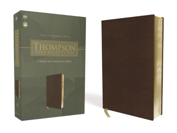 ESV, Thompson Chain-Reference Bible, Leathersoft, Brown, Red Letter 204 0179 0 scaled