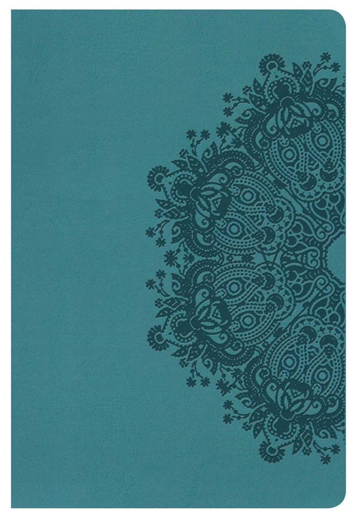 Image of KJV Large Print Personal Size Reference Bible, Teal Indexed