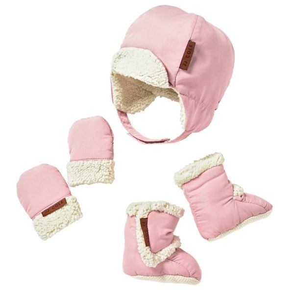 Blush Pink Bomber Hat Set- Discontinued 306 0003 0