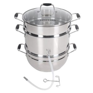 Image of Juicer Steamer Deluxe Stainless Steel Kitchen Crop