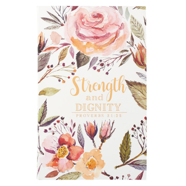 Journal Strength and Dignity Flexcover - Proverbs 31:25