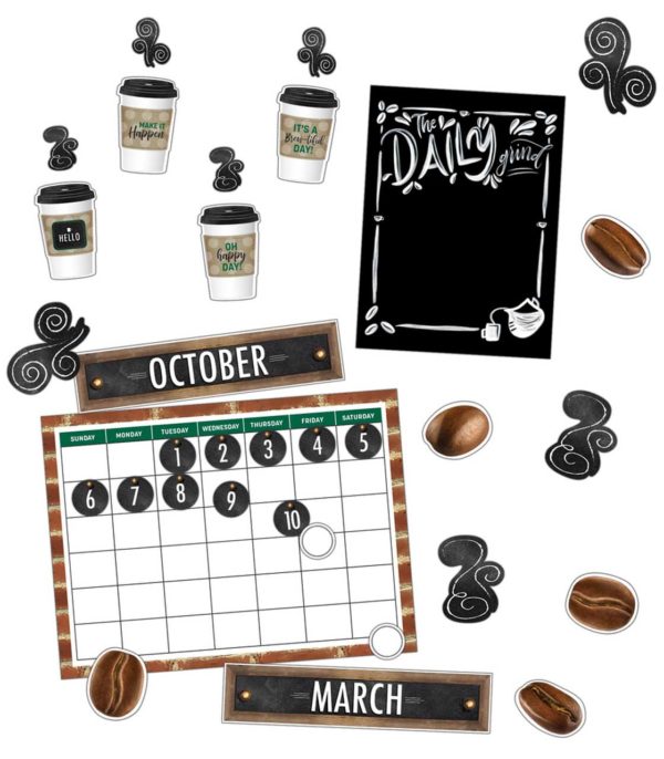 Calendar Bulletin Board Set Industrial Cafe - Discontinued 618 3815 0