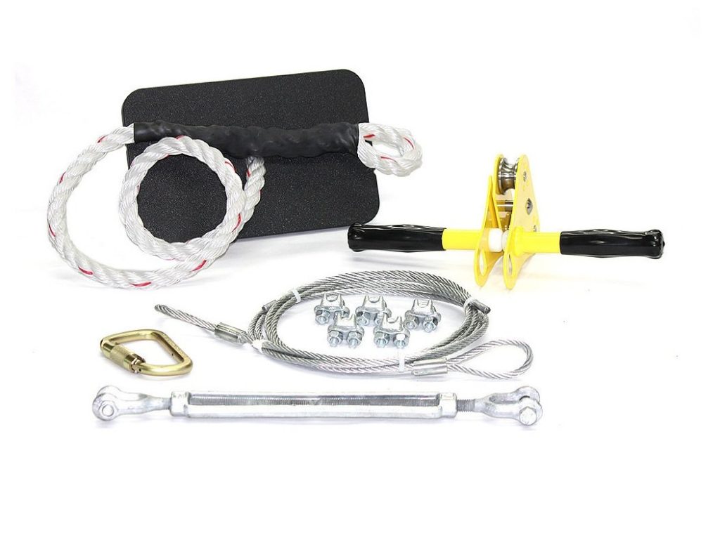 Image of Hornet Zip Line Kit W Seat 150′ 1/4″ Cable