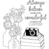 Be Still Adult Colouring Book - Image 3