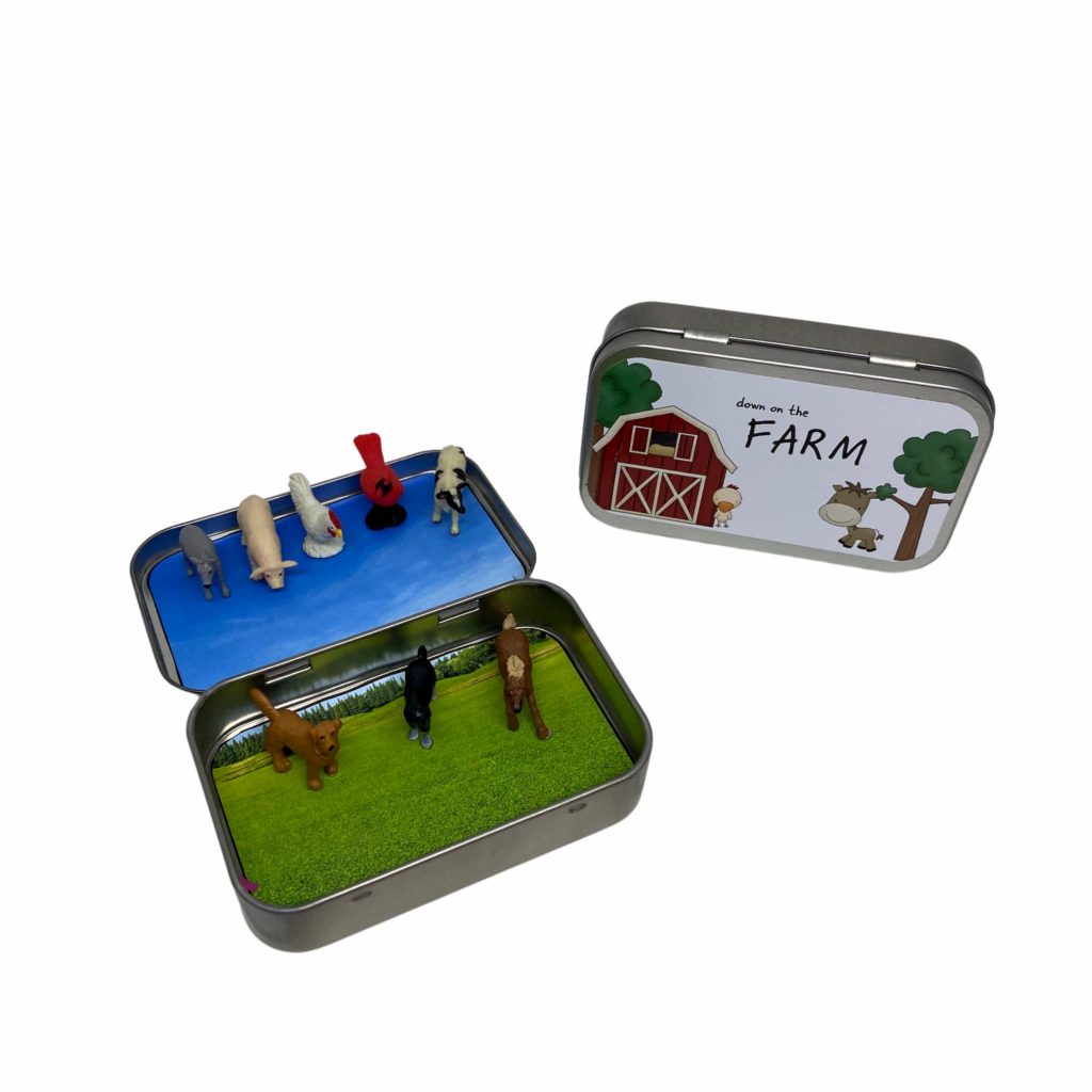 Image of Farm – Mini Magnetic Animal Tin