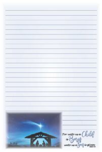 Image of Note Pad Child is Born 6 x 9