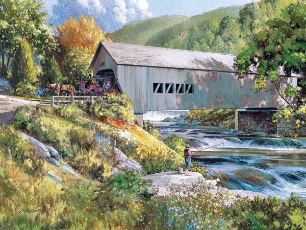 Puzzle Covered Bridge 275 pcs. Easy Handling 654 1964 0