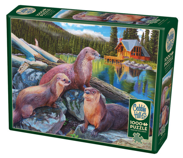 Puzzle River Otters 1000 pc 654 2053 1