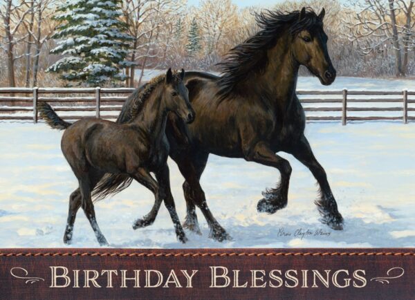 Cards Birthday Peaceful Pastures- Discontinued - Image 4
