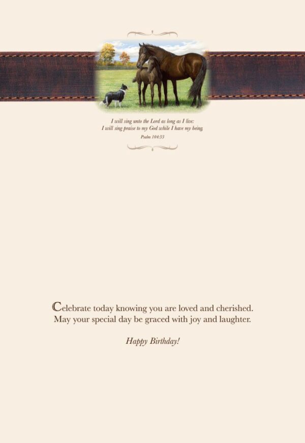 Cards Birthday Peaceful Pastures- Discontinued - Image 9