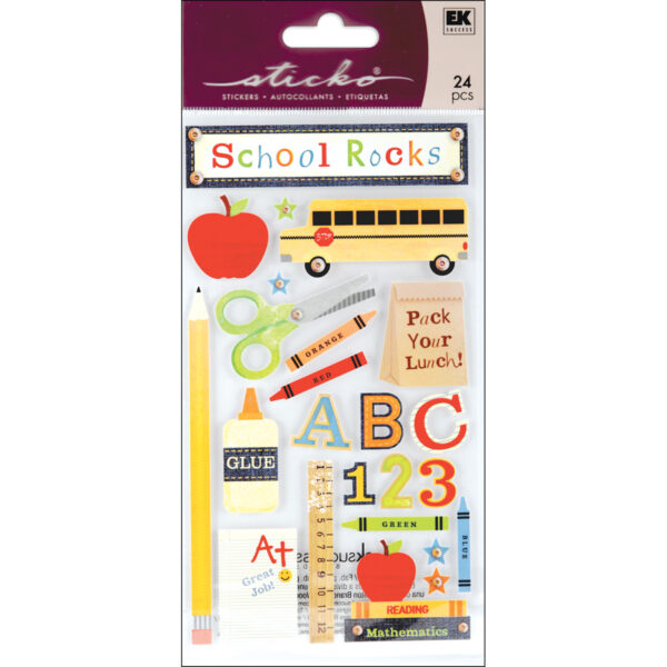 Sticko Stickers School Rocks 616 0680 0