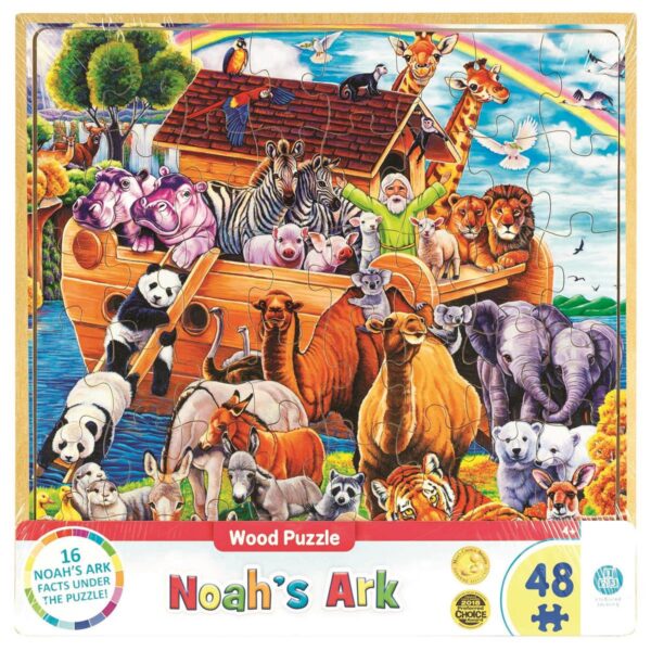 NOAH'S ARK WOOD PUZZLE 48 PIECES