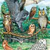 North American Owls - 35 pc Tray Puzzle