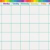 Write-On / Wipe-Off Colorful Calendar Chart 17" x 22"